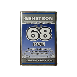 Aceite polyol ester galon R-134a - R-404A genetron 68