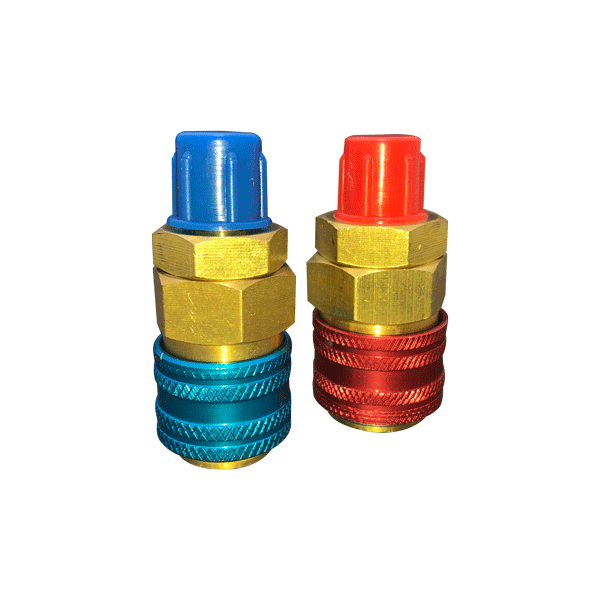 Adaptador de carga alta/baja R-134a 1/4 pulg flare RGC