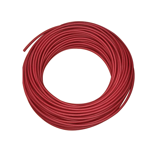 Tubo capilar thermoplastico rojo 2.6mm interno 5.8mm externo RGC por metro