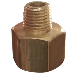 Conector roscable 1/2 pulg macho npt 1/4 pulg hembra npt