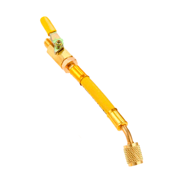 Hose set 6 inch 1/4 SAE F-1/4 SAE yellow RGC