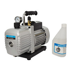 Vacuum pump 1/6 HP  1.2 cfm 110V 2 steps 2VP-0.5 RGC  Vacuometro 30mic