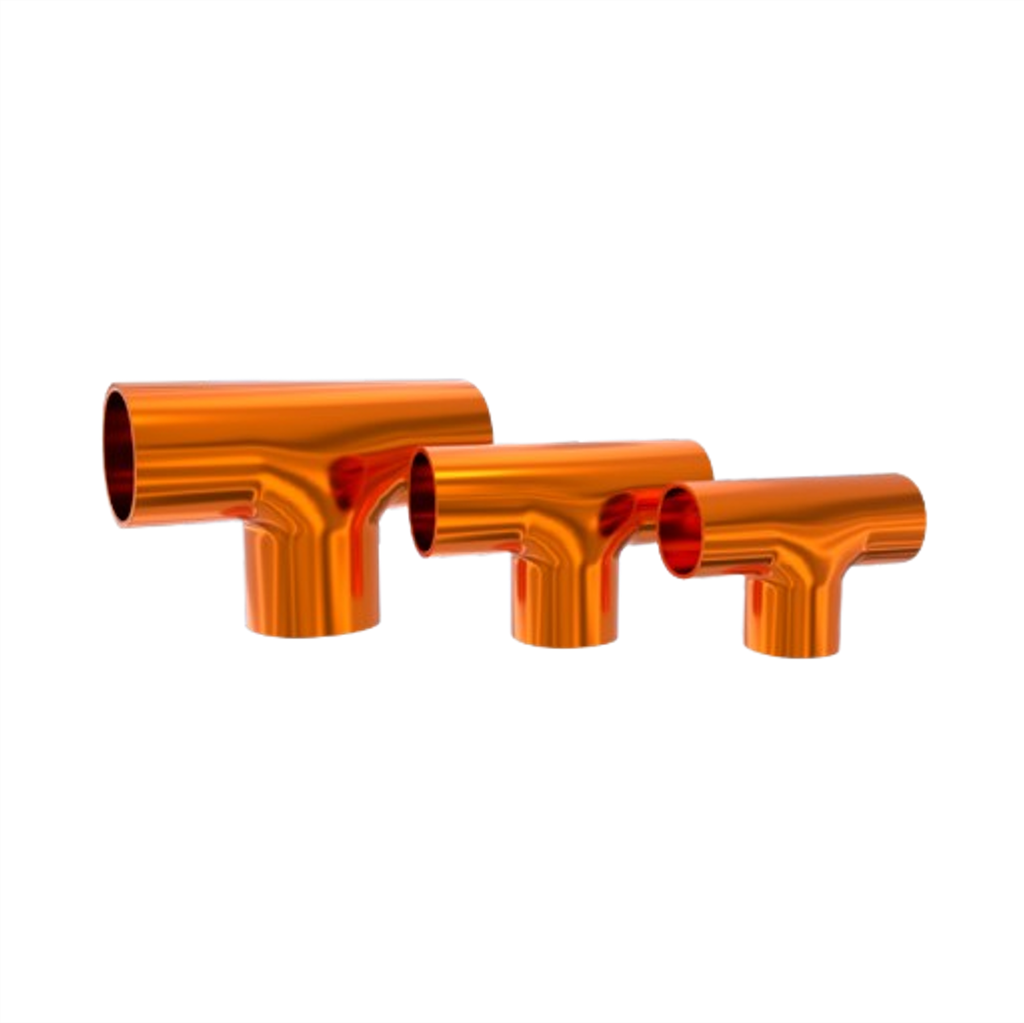 Copper Pipes and Fittings / Tee de cobre