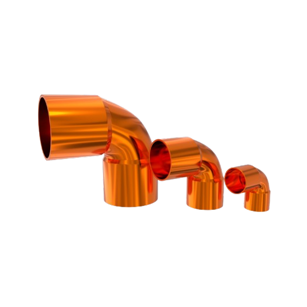 Copper Pipes and Fittings / Codo 90° de cobre