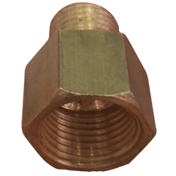 [11540004] Conector roscable 1/4 pulg macho npt 3/8 pulg hembra npt