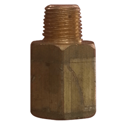 [11540001] Conector roscable 1/8 pulg macho npt 1/4 pulg hembra npt