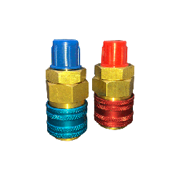 [01540001] Adaptador de carga alta/baja R-134a 1/4 pulg flare RGC